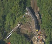 Carmont Rail Crash overview Wednesday 12 Aug 2020