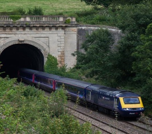 Box Tunnel passes through Box Hill on the Great Western Main Line 