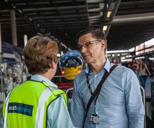 Railway Mission Chaplain  Stephen Rowe